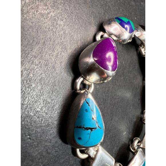 Vintage Taxco Mexico Sterling silver bracelet - Picture 16 of 16